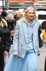 GIGI HADID at a Photoshoot in New York 03/30/2022