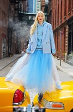 GIGI HADID at a Photoshoot in New York 03/30/2022