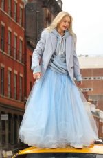GIGI HADID at a Photoshoot in New York 03/30/2022