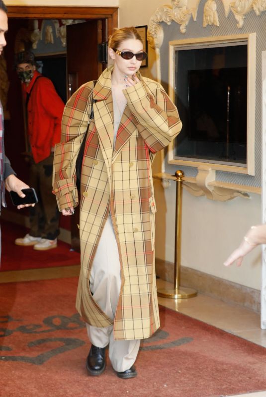 GIGI HADID at Cabaret La Nouvelle Eve in Paris 03/06/2022