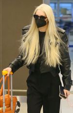 GIGI HADID at JFK Airport in New York 03/10/2022