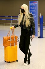 GIGI HADID at JFK Airport in New York 03/10/2022