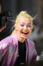 GIGI HADID on the Set of a Commercial in New York 03/21/2022