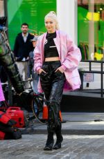 GIGI HADID on the Set of a Commercial in New York 03/21/2022