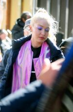 GIGI HADID on the Set of a Commercial in New York 03/21/2022