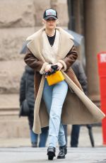 GIGI HADID Out for a Walk in New York 03/17/2022