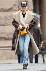 GIGI HADID Out for a Walk in New York 03/17/2022