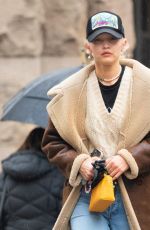 GIGI HADID Out for a Walk in New York 03/17/2022