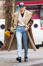 GIGI HADID Out for a Walk in New York 03/17/2022