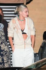 GIGI HADID Out for Dinner at Nobu in Malibu 03/25/2022