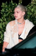 GIGI HADID Out for Dinner at Nobu in Malibu 03/25/2022