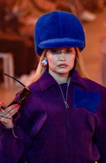 GIGI HADID Walks Runway at Off-white Fashion Show in Paris 02/28/2022