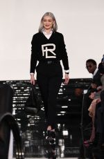 GIGI HADID Walks Runway at Ralph Lauren Fall 2022 Show in New York 03/22/2022