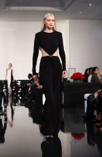 GIGI HADID Walks Runway at Ralph Lauren Fall 2022 Show in New York 03/22/2022