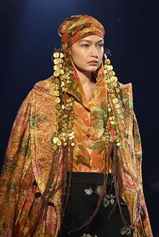GIGI HADID Walks Runway at Vivienne Westwood Show at Paris Fashion Week 03/05/2022