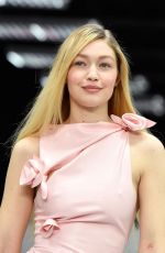 GIGI HADID Walks Runwayat Coperni Fashion Show in Paris 03/03/2022