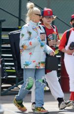 GWEN STEFANI and Gavin Rossdale at a Baseball Game 03/06/2022