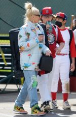 GWEN STEFANI and Gavin Rossdale at a Baseball Game 03/06/2022