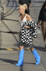 GWEN STEFANI Arrives at Jimmy Kimmel Live! 03/24/2022