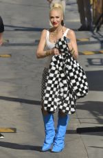 GWEN STEFANI Arrives at Jimmy Kimmel Live! 03/24/2022