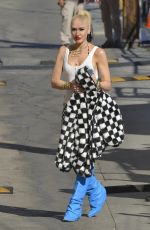 GWEN STEFANI Arrives at Jimmy Kimmel Live! 03/24/2022