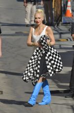 GWEN STEFANI Arrives at Jimmy Kimmel Live! 03/24/2022