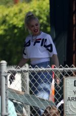 GWEN STEFANI at Her Son