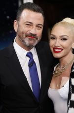 GWEN STEFANI at Jimmy Kimmel Live 03/24/2022
