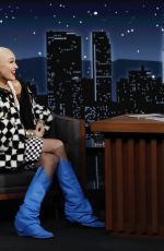 GWEN STEFANI at Jimmy Kimmel Live 03/24/2022