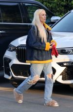 GWEN STEFANI in Ripped Denim Out in Studio City 03/24/2022