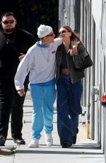HAILEY and Justin BIEBER Heading to Soho House in Los Angeles 03/20/2022