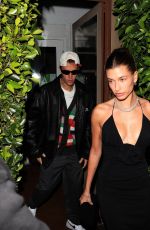 HAILEY and Justin BIEBER Leaves Giorgio Baldi in Santa Monica 03/20/2022