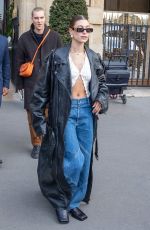 HAILEY BIEBER Leaves Her Hotel in Paris 03/05/2022