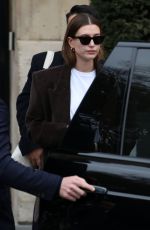 HAILEY BIEBER Out and About in Paris 03/04/2022