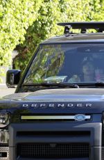 HAILEY BIEBER Out Driving in Berverly Hills 03/18/2022