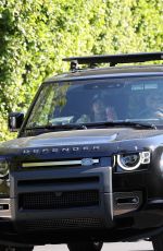 HAILEY BIEBER Out Driving in Berverly Hills 03/18/2022