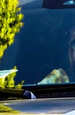 HAILEY BIEBER Out Driving in Berverly Hills 03/18/2022