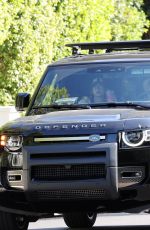 HAILEY BIEBER Out Driving in Berverly Hills 03/18/2022