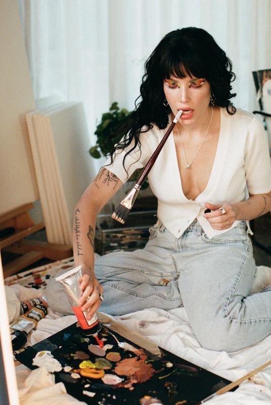 HALSEY for Afor about-face Beauty, March 2022