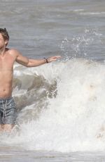 HAYLEY ERBERT and Derek Hough at a Beach in Tulum 03/22/2022