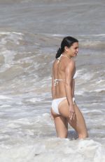 HAYLEY ERBERT and Derek Hough at a Beach in Tulum 03/22/2022
