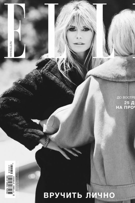 HEIDI and LENI KLUM for Elle Magazine, Russia January 2022