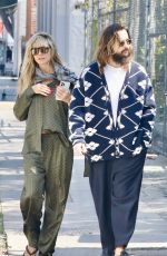 HEIDI KLUM and Tom Kaulitz Visiting a Place for Sale in the West Hollywood 03/03/2022