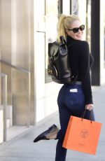 HEIDI MONTAG Shopping at a Hermes Store in Beverly Hills 03/09/2022