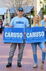 HEIDI MONTAG Show Support for Rick Caruso