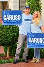 HEIDI MONTAG Show Support for Rick Caruso