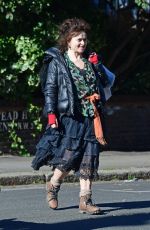 HELENA BONHAM CARTER and Rye Dag Holmboe Out in London 02/27/2022