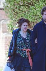 HELENA BONHAM CARTER and Rye Dag Holmboe Out in London 02/27/2022