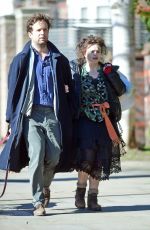 HELENA BONHAM CARTER and Rye Dag Holmboe Out in London 02/27/2022