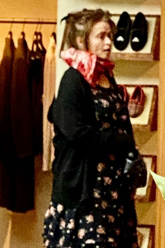 HELENA BONHAM CARTER at Savile Row in London 03/25/2022